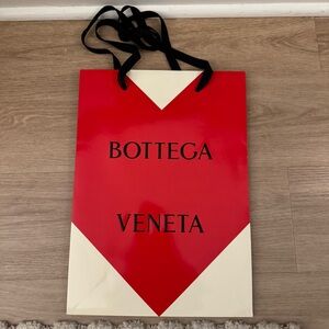 RARE Bottega Veneta Heart Shopping Bag